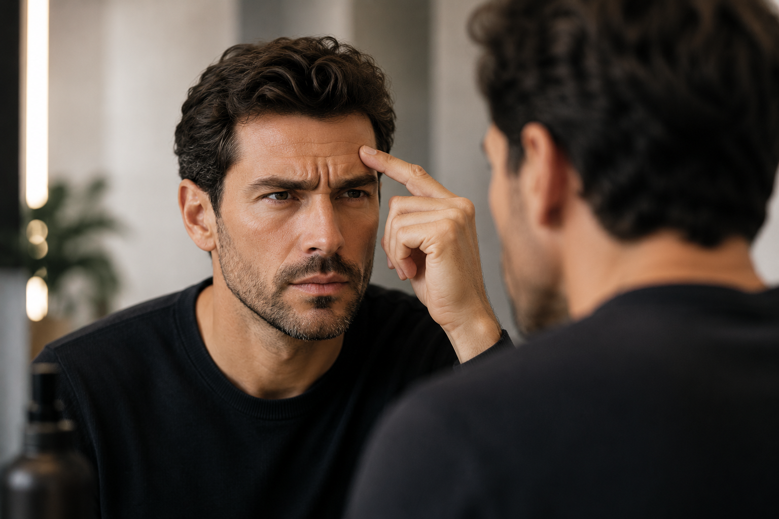Waarom fronsen mannen vaker? De oorzaak van een sterke frons en wat je eraan kunt doen